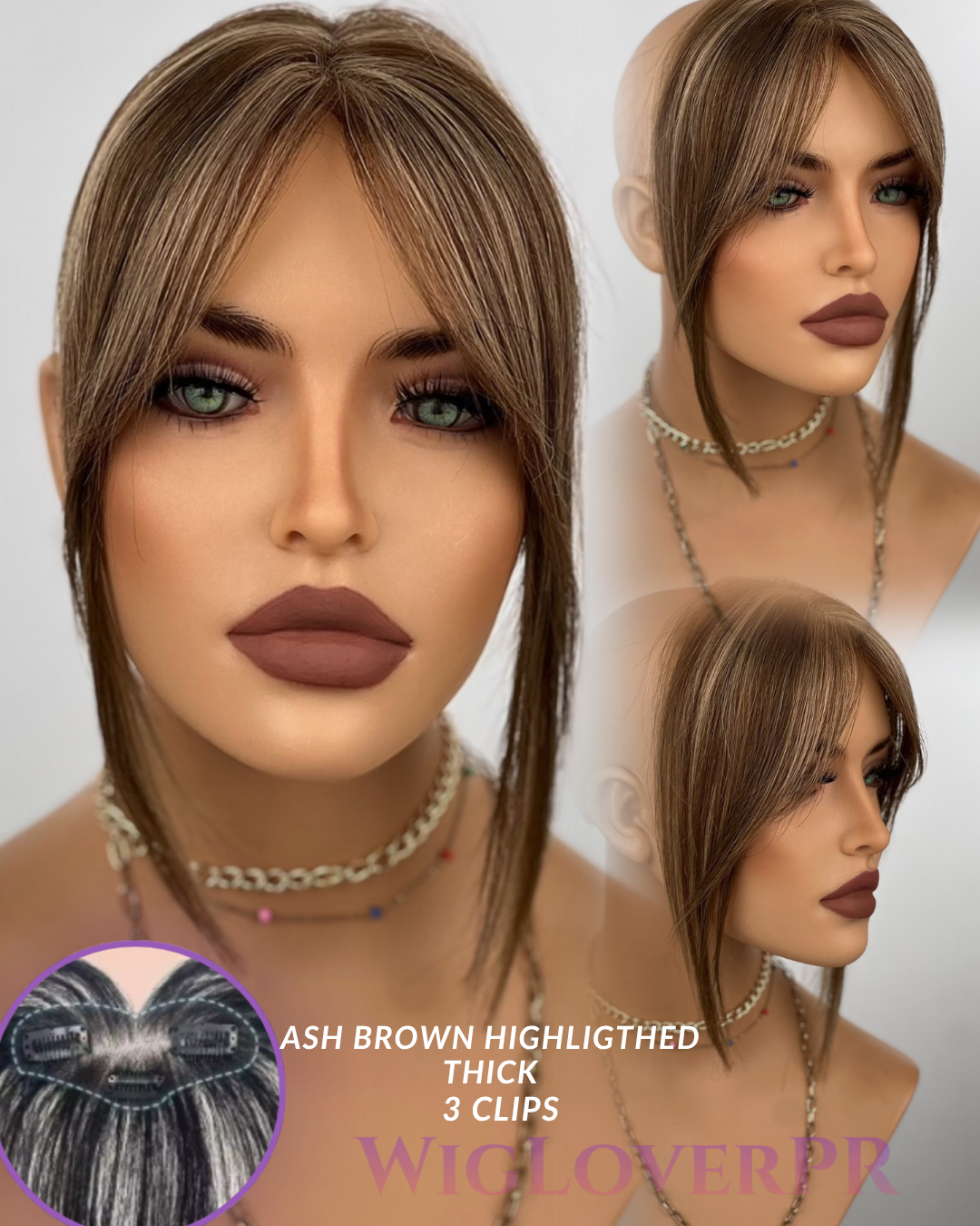 CURTAIN BANGS / POLLINA CORTINA (3 CLIPS)