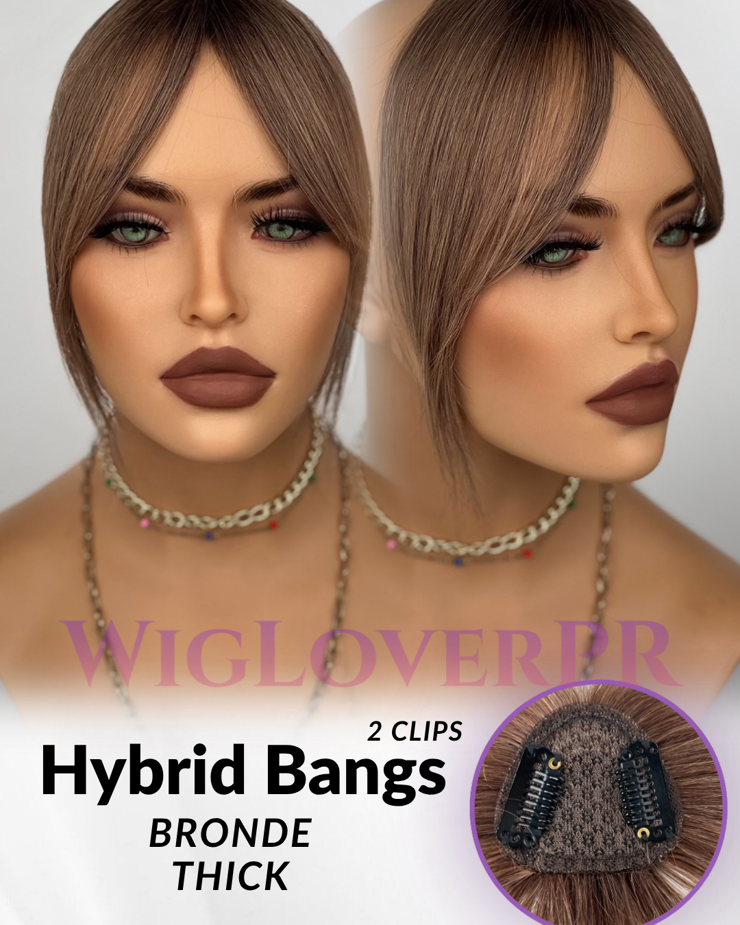 HYBRID BANG /POLLINA DE ENCAJE VERSATIL (2 CLIPS)