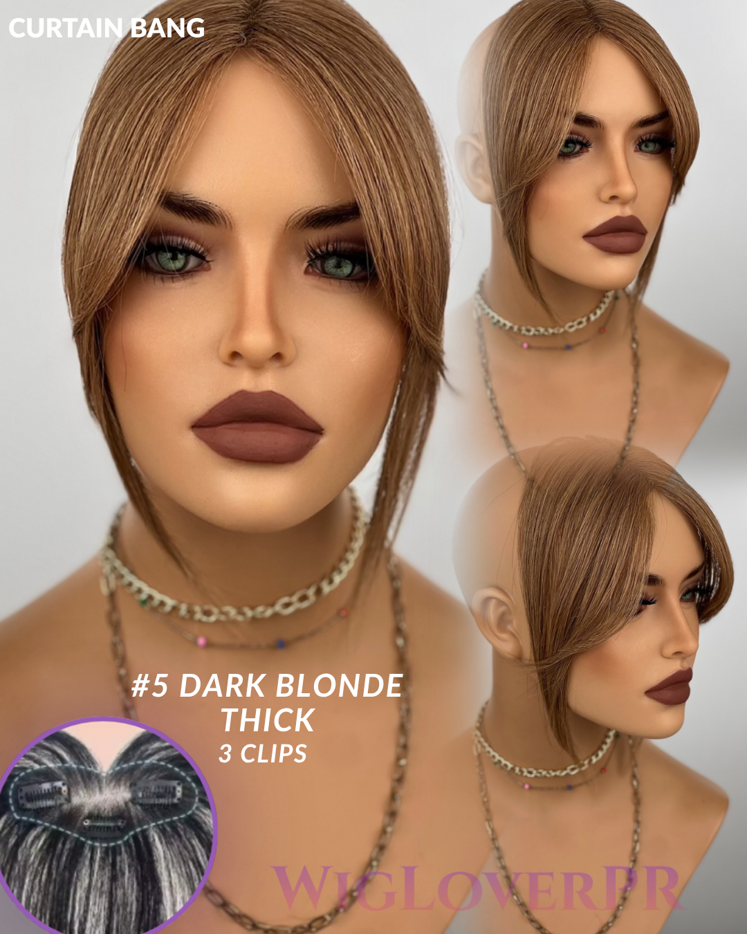CURTAIN BANGS / POLLINA CORTINA (3 CLIPS)
