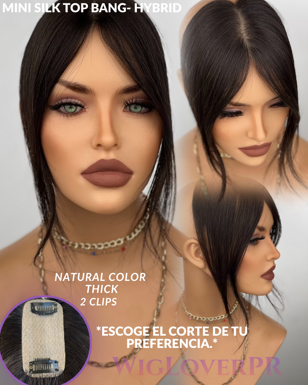 MINI SILK TOP BANG (CRECIMIENTO REALISTA 2 CLIPS)