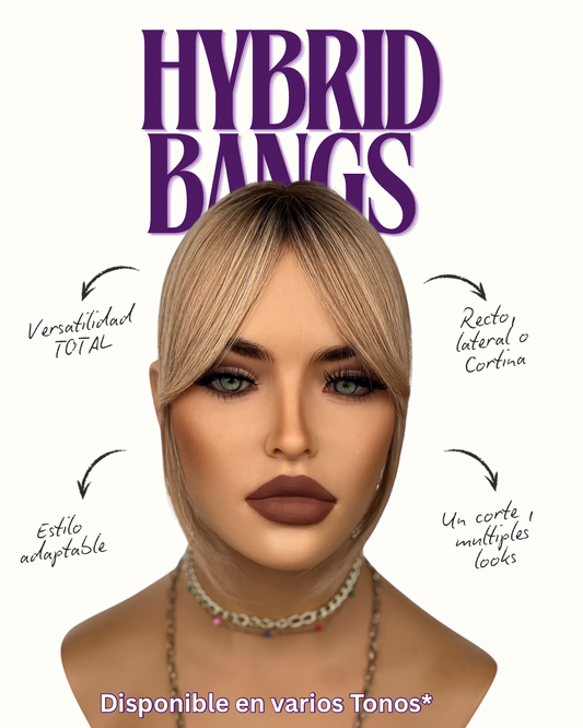 HYBRID BANG /POLLINA DE ENCAJE VERSATIL (2 CLIPS)